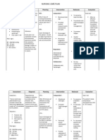 Nursing Care Plan: Assessment Diagnosis Planning Intervention Rationale Evaluation