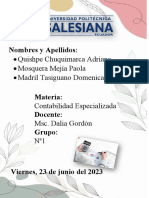 Consulta en Grupo N°1 - Segundo Parcial