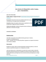 Fundamentos Técnicos de Básquetbol Sesión 2 Pique, Pase y Lanzamiento