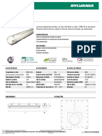 P36667 LED Hermética 2x18W 6500K 100 240V