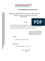 NARVÁEZ, Michelle Stefanny Vallejo - La Grafomotricidad para Mejorar El Desarrollo, de La Motricidad Fina en Las Niñas y Niños