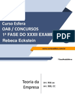 Direito Empresarial Aula 1 - Slides