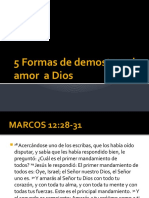 5 Formas de Amar A Dios