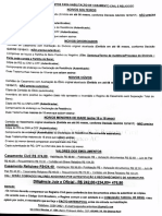 Relação de Doc. Casamento Cívil