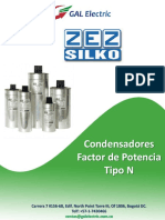 Catalogo Condensadores Correccion Factor de Potencia