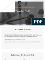 Clase #1 El DERECHO CIVIL