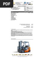 Quotation of HELI 2.5t LPG Forklift From Real Power Canmax