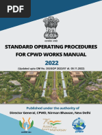 SOP For CPWD Works Manual 2022 13122022