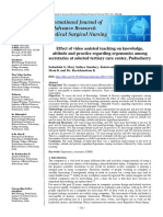 Effect of Video Assisted Teaching On Knowledge, Attitude and Practice Regarding Ergonomics Among Secretaries at Selected Tertiary Care Center, Puducherry