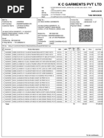 K C Garments PVT LTD: Tax Invoice