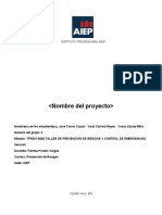 Plantilla Informe Proyecto A+S