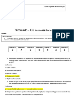 Simulado para G2