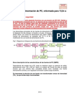 Reforma Fuente PC A 13,8V 20A