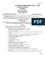 B.SC I Sem (Hons.) Physics - Electromagnetism