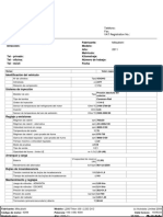 Teléfono: Fax: VAT Registration No.:: Fabricante: Modelo: Año: Matrícula: Kilometraje: Número de Trabajo: Fecha