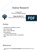 Qualitative Research - 2023-3-15 Handout