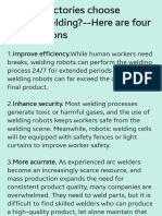 Why Choose Welding Robots