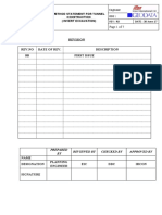 Method Statement For Invert Excavation