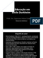 Slides Sobre Durkheim FSHE