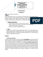 Guia Pedagogica #1 Arte y Patrimonio 2do Año