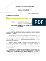 Carta Notarial - Varios