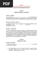 Copia Fedateada Del Estatuto Social y Su Acta de Aprobación