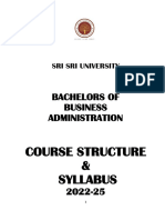 Bba Syllabus For 2022 25 Batch Onwards