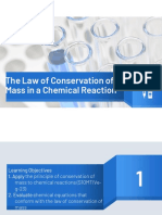 The Law of Conservation of Mass