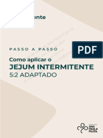 Passo A Passo Como Aplicar o Jejum 5-2 Adaptado