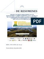 Libro de Resumen III Congreso Iberoamericano de Bioeconomía y Cambio Climático 20212011.