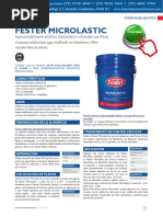 Fester Microlastic Ficha Técnica