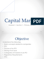 Section 1 - Primary Markets