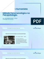 Método Fenomenológico Na Psicopatologia