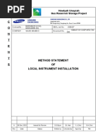 SG6427-SY-CK0P-MTD-736-006 - Method Statement of Local Instrument Installattion - Rev. A