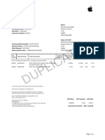 Duplicate: Tax Invoice