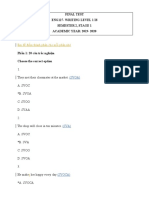 Final Test Key Eng127 Semester 2 Stage 1 19 20 Lan Thi - 1