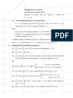 Definite Integration - Formula Sheet - MathonGo