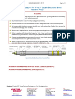 DC2685 Operating Procedures Double Block and Bleed Isolation Plug