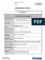 CLA - Modalités D'admission BAC+3 - V1