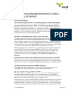 Synchronization Over Microwave Mobile Backhaul Networks