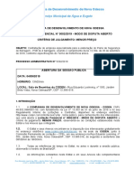 Edital Plano de Segurança de Barragens 2019 - Licitação Presencial #0002-2018 Modo de Disputa Aberto - Com Assinatura - 12-08-2019