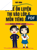 35 Đề Ôn Luyện Thi Vào 6 Môn Tiếng Anh Năm Học 2019-2020