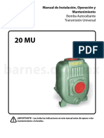 Manual de Operación Motobomba