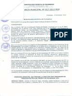 PLAN - 11127 - Ordenanza Nro 017 - Servicios Publicos - 2012