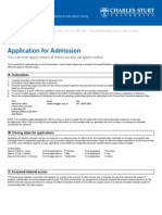 Application For Admission: You Can Now Apply Online at WWW - Csu.edu - Au/apply-Online