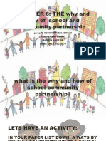 ProfEd5 Chapter 6 THE Why and How of School and Community Partnership