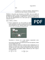 Ondas en Medios Elásticos Problema 3 y 4