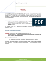 Bases Biológicas Del Comportamiento - C - Evaluación 1 - P