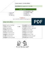 Le Passé Composé - Les Verbes Réfléchis Et Les Verbes Pronominaux - Réponses