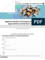 Section 8 Company Registration Online - Easy & Quick Process